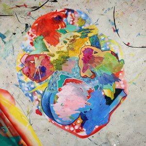 Bild mit weisen Punkten