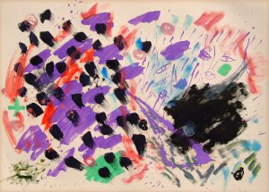 ´27.07.07´ Pinselauswaschbild