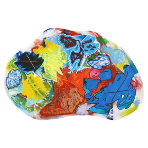 portrait of an ureadable book