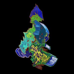 Frühlingswiese am Wasserfall