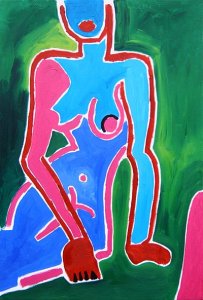 ´Frauenakt mit Tatze´