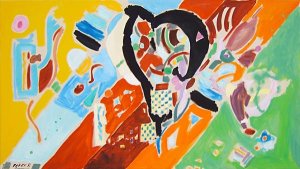 ´Nr.29 (nach Komposition 9 von Wassily Kandinsky gemaltes Bild) ´