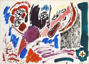 ´Pinselauswaschbild ´