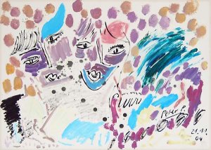 ´Pinselauswaschbild ´