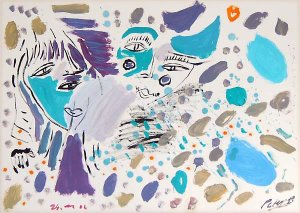 ´Pinselauswaschbild ´