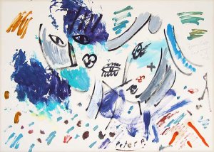 ´Pinselauswaschbild ´