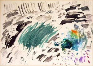 ´Pinselauswaschbild ´