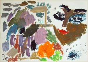 ´Pinselauswaschbild ´