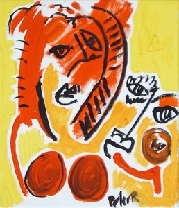 ´Zwei Köpfe (Löwin) ´