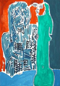 ´Zwei Köpfe (mit Kreuz) ´