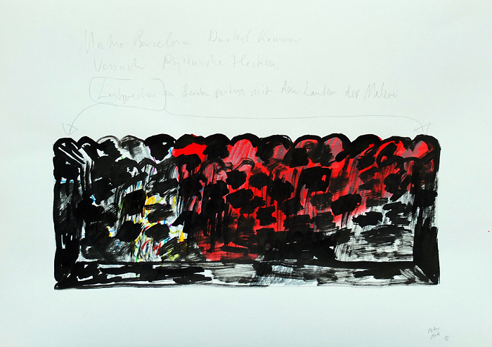 Sketches for Barcelona Dark Room Creature by Peter Piek