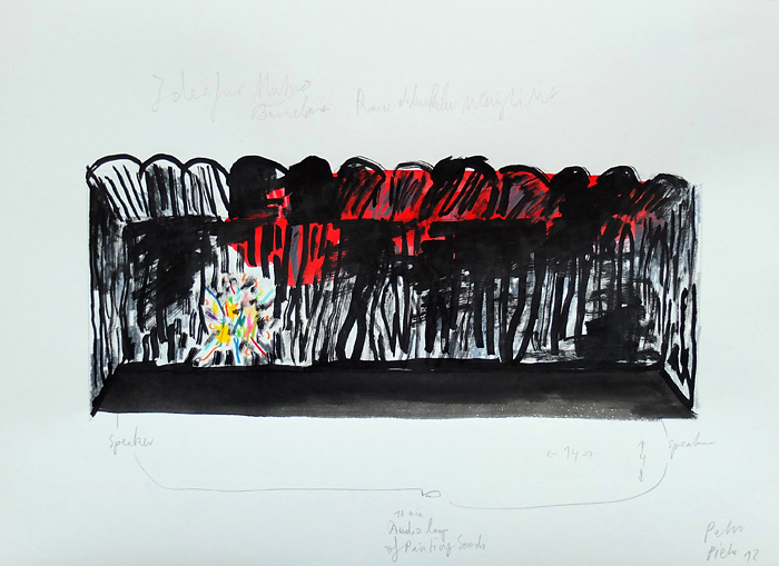 Sketches for Barcelona Dark Room Creature by Peter Piek